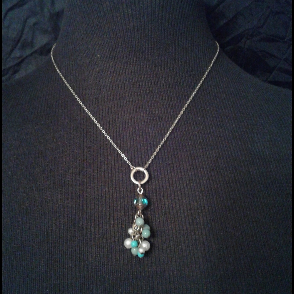 Dangling Cluster Necklace set